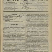 1037 - Page 1041 - Sommaire / Nouvelles. Concours de médecins de l'assistance médicale à domicile / Hôpitaux de province / Faculté de médecine de Paris / Distinctions honorifiques / L'inauguration du monument de Marey / Société de psychothérapie, d'hypnologie et de psychologie / Hôpital Cochin-Ricord / Hôpital Necker-Enfants-Malades
