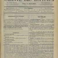 1053 - Page 1057 - Sommaire / Nouvelles. Facultés de médecine / Écoles de médecine / Marine / XIVe Congrès français de médecine