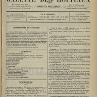 1069 - Page 1073 - Sommaire / Nouvelles. Hôpitaux de Paris / Hôpitaux de province / Concours de médecins de l'assistance médicale à domicile / Distinctions honorifiques / Guerre / Congrès international de neurologie, de psychiatrie et de psychologie