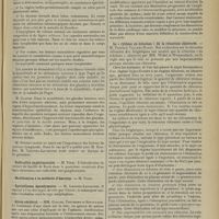 1079 - Page 1083 - Sociétés savantes. Société de neurologie. (Séance du 28 mai 1914). Myasthénie dite bulbaire. Enorme hypertrophie des os du crâne. Altérations de certaines glandes à sécrétion interne. MM. J. Babinski et A. Barre / Radiculite expérimentale. M. Tinel / Epithelioma épendymaire. M. Laignel-Lavastine / Abcès cérébral. MM. Claude, Touchard et Rouillard / Société de biologie. (Séance du 6 juin 1914). L'électrocardiogramme dans l'inanition expérimentale. MM. Jean Heitz et E. Bordet / Le « rythme en échelons » de la rétention chlorurée. M. Pasteur Vallery-Radot