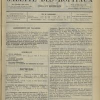 1085 - Page 1089 - Sommaire / Nouvelles. Hôpitaux de Paris / Concours de médecins de l’assistance médicale à domicile / En l’honneur des médecins espagnols / Ambroise paré à la société de chirurgie / Un jubilé à la Faculté de médecine de Lille / Renseignements