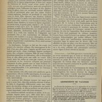 1110 - Page 1114 - Clinique médicale. Études sur la pathologie de l'ulcus. X. Sur quelques causes d'erreur de diagnostic ; par M. Albert Mathieu... / Avis
