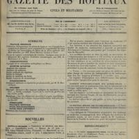 1181 - Page 1185 - Sommaire / Nouvelles. Hôpitaux de Paris / Hôpitaux de province / Clinique ophtalmologique des quinze-vingts / Le nouveau régime des études médicales / Renseignements