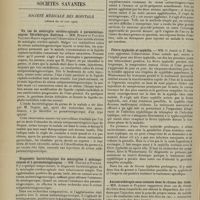 1224 - Page 1228 - Clinique médicale. Études sur la pathologie de l’ulcus. XI. La chirurgie de l’ulcus et le médecin ; par M. Albert Mathieu... / Sociétés savantes. Société médicale des Hôpitaux. (Séance du 26 juin 1914). Un cas de méningite cérébro-spinale à paraméningocoques. Sérothérapie. Guérison. MM. Brodin et Pasteur Vallery-Radot / Diagnostic bactériologique des méningites à méningocoques et à paraméningocoques. MM. Dopter et Pauron / Fièvre typhoïde et syphilis. MM. O. Josué et F. Belloir / Autosérothérapie sous-cutanée dans le rhume des foins. MM. Achard et Flandin
