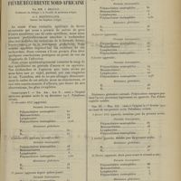 1233 - Page 1237 - Clinique des maladies des pays chauds. Quelques recherches hématologiques au cours de la fièvre récurrente nord-africaine ; par MM. J. Brault..., et J. Montpellier...