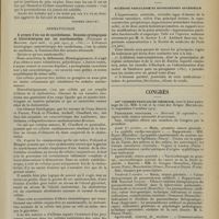 1257 - Page 1261 - Analyses. Médecine. De l'évolution de trente-huit pneumothorax artificiels au sanatorium d'Hauteville (Ain). (Murard et Colbert. Journ. de méd. de Bordeaux...) [Stephen Chauvet] / Dermatologie. A propos d'un cas de xanthélasma. Données cytologiques et histochimiques sur les xanthomzelles. (Policard et Mangini. Lyon méd...) [Stephen Chauvet] / Médecine pratique. Sclérose vasculaire et hypertension artérielle / Congrès. XIVe Congrès français de médecine, sous le haut patronage de LL. MM. le roi et la reine des Belges (Bruxelles, 31 septembre - 3 octobre 1914)