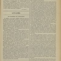 1269 - Page 1273 - Quand faut-il intervenir dans les fibromes compliquant la grossesse ? Par MM. P. Soubeyran..., et Sp. Oeconomos... (A suivre) / Actualités. Les pleurésies des syphilitiques. [M. Brelet]