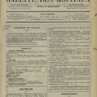 1277 - Page 1281 - Sommaire / Nouvelles. Hôpitaux de Paris / Facultés de médecine / Écoles de médecine / Maison départementale de Nanterre / École de Lyon / Le secret professionnel des médecins militaires / Renseignements