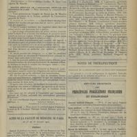 1311 - Page 1315 - Nouvelles. Faculté de médecine de Paris / Section médicale de l'association générale des étudiants de Paris / Nécrologie / Actes de la Faculté de médecine de Paris du 13 au 18 juillet 1914. Thèses / Notes de thérapeutique. Posologie de la digitaline dans le pouls lent permanent / Articles originaux des principales publications françaises et étrangères. Journal médical français / Lyon médical / Marseille médical / Revue de médecine