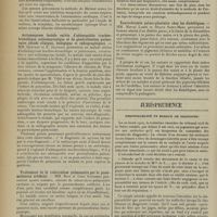 1318 - Page 1322 - Sociétés savantes. Société médicale des hôpitaux. (Séance du 9 juillet 1914). Tubercules multiples du cerveau. Syncope respiratoire. Insufflation d'oxygène par la méthode de Meltzer. Survie cardiaque de cinq heures. MM. Victor Raymond et Reverchon... / Actinomycose faciale suivie d'adénopathie trachéo-bronchique actinomycosique et de généralisation pulmonaire (étude clinique, biologique et radiographique). MM. Queyrat et E. Joltrain / Traitement de la tuberculose pulmonaire par le pneumothorax artificiel. MM. Rist et Léon Kindberg / Xantochromie palmo-plantaire chez les diabétiques. MM. Marcel Labbé et Meaux Saint-Marc / Jurisprudence. Responsabilité et erreur de diagnostic. [R.-Marcel Petit]