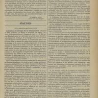 1319 - Page 1323 - Jurisprudence. Responsabilité et erreur de diagnostic. [R.-Marcel Petit] / Analyses. Oto-rhino-laryngologie. Indications et technique de la laryngectomie. (Rapport de MM. Lombard... et Sargnon... soc. franç. d’oto-rhino-laryngol...) [J. Fournié]