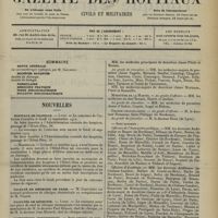 1325 - Page 1329 - Sommaire / Nouvelles. Hôpitaux de Province / Faculté de médecine de Paris / Facultés de médecine / Distinctions honorifiques / Guerre