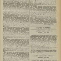1347 - Page 1351 - Actualités. Le traitement chirurgical du prurit invétéré de l’anus. [P. Chastenet de Géry] / Sociétés savantes. Académie des sciences. (Séance du 6 juillet 1914). Vaccination contre la rage expérimentale par la sécrétion cutanée muqueuse des batraciens, puis par le venin de la vipère aspic. Mme Marie Phisalix / Société médicale des Hôpitaux. (Séance du 17 juillet 1914). Traitement de la syphilis nerveuse précoce et tardive par les injections intrarachidiennes (Travail du service de M. Darier). MM. E. Marcorelles et A. Tzanck
