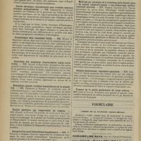1390 - Page 1394 - Sociétés savantes. Société de neurologie. (Séance du 9 juillet 1914). Phénomène de Magniez et de Kleyn chez l’homme et mouvements conjugués d’automatisme. MM. Pierre Marie et Foix / Hémiplégie droite pédonculaire avec signe d'Argyll unilatéral et syndrome de Horner. MM. Déjerine et Pélissier / Chorée chronique intermittente sans troubles mentaux d’origine postpuerpérale. MM. Lhermitte et Cornil / Craniectomie sous anesthésie locale. MM. Sicard et Haguenau / Anomalies des apophyses transversaires lombo-vertébrales. MM. Sicard et Haguenau / Hémiplégie spinale, troubles homolatéraux de la sensibilité. MM. Déjerine et Borrel / Vertige phobique par compression du tympan. MM. Borrel et Munch / Autopsie d’un cas d’infantilisme hypophysaire. MM. A. Souques et Stephen Chauvet / Mydriase par paralysie de la troisième paire faisant place à du myosis, consécutivement à une hémorragie cérébro-meningée mortelle. MM. Stephen Chauvet et E. Velter / Adipose douloureuse, régression spontanée. MM. Chatelin et Thinh / Tumeur de la partie postérieure du corps calleux. MM. Léri et Vurpas / Formulaire. Urémie de la sclérose cardio-rénale