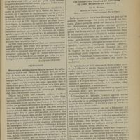 1423 - Page 1427 - Analyses. Chirurgie. Sur les dangers de l’anesthésie légère. (G. H. Clark et E. P. Cathcart. The Glascow med. Journ...) [P. Chastenet de Géry] / Neurologie. Hémorragies périvasculaires dans le cerveau des épileptiques en état de mal. (Maillard et Barbé. Bull. de la Soc. anat. de Paris...) [L. Alquier] / Variétés. Une observation ancienne et singulière de corps étrangers de l'estomac ; par M. Michaud...