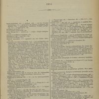 1429 - Page 1433 - Table des matières. 1914