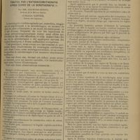 1005 - Page 997 - A propos de deux cas de méningite cérébro-spinale traités par l'autovaccinothérapie après échec de la sérothérapie ; par MM. Courtois-Suffit... et Georges Garnier