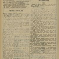 1318 - Page 1310 - Faculté de médecine de Toulouse. Thèses soutenues pendant l'année 1925-1926 / Livres nouveaux. Précis de pathologie médicale, par MM. Bezançon, Marcel Labbé, Léon Bernard, J.-A. Sicard, A. Clerc, P.-Emile Weil, Philibert, S.-I. de Jong. A. Sézary, Ch. Foix, Vallery-Radot, G. Vitry, M. Bloch, J. Paraf, Thiers / Informations. (Suite). Guerre. Service de santé