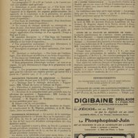 1322 - Page 1314 - Informations. Guerre / Écoles de médecine navale / Association française de chirurgie / Statistique municipale / Union fédérative des médecins de la réserve et de l'armée territoriale / Nécrologie / Cours de la Faculté de médecine de Paris. Clinique chirurgicale de l'Hôpital Cochin (Professeur : M. Pierre Delbet) / Renseignements