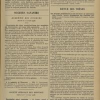 1327 - Page 1319 - Diverticules du colon ; par Victor Pauchet / Sociétés savantes. Académie des sciences. (Séance du 4 octobre 1926). Suppression des chocs anaphylactiques par anesthésie des terminaisons nerveuses endo-vasculaires. M. Auguste Lumière et Mme J. Enselme / A la mémoire de Chauveau. MM. E. Leclainche, Ch. Depéret et V. Grignard / Société médicale des hôpitaux. (Séance du 8 octobre 1926). Encéphalite aiguë vaccinale. M. Comby, par le Docteur Hélary / Ancrocéphalosynankie. M. Apert / Revue des thèses. Les diverses modalités de la cuti-réaction à la tuberculine chez l'adulte. Intérêt diagnostique des réactions précoces, par le Docteur Henri-Auguste Vigneron...