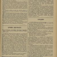 1331 - Page 1323 - Chronique. L'inauguration du pavillon Albarran à l'Hôpital Cochin / Livres nouveaux. Traité d'endoscopie recto-colique. Rectoscopie. Sigmoïdoscopie, par le Docteur R. Bensaude... / Traitement des maladies infectieuses en clientèle. [Comment guérir ? Bibliothèque des praticiens], par MM L. Rieux... ; Chr. Zoeller... / Congrès. Journées médicales de Montpellier