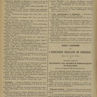 1408 - Page 1400 - Revue générale. Acquisitions récentes sur le tétanos ; par L. Pellissier et M. Nédelec... IV. Faits expérimentaux et biologiques / XXXVe Congrès de l'association française de chirurgie. (Paris, 4-9 octobre 1926). Troisième question. Traitement des arthrites gonococciques en évolution. Résumé du rapport de M. Mondor...
