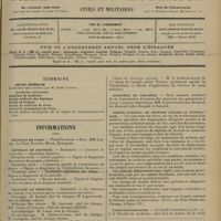 1433 - Page 1425 - Sommaire / Informations. Hôpitaux de Paris. Prix Fillioux / Hôpitaux de province. Bordeaux / Facultés de médecine. Bordeaux / Val-de-Grâce / Ministère de l'hygiène / Comité national de défense contre la tuberculose / Fondation bergonié