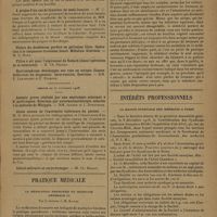 0039 - Page 31 - Sociétés savantes. Société des sciences médicales & biologiques de Montpellier et du Languedoc méditerranéen. (Séance du 16 novembre 1928). Deux interventions chirurgicales importantes sans emploi d'anesthésique (autosuggestion et hypnose). M. E. Etienne / A propos d'un cas de luxation du semi-lunaire. M. C. Roux / (Séance du 30 novembre 1928). Abcès osseux de l'extrémité inférieure du péroné. M. G. Roux / Pratique médicale. La médication bromurée en médecine générale ; par le Docteur J.-M. Sacaze / Intérêts professionnels. La maison syndicale des médecins à Paris