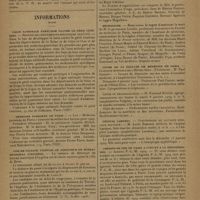 0042 - Page 34 - Actes de la faculté de médecine de Paris. Thèses / Informations (suite). Ligue nationale française contre le péril vénérien / Médecins parisiens de Paris / Avis de vacance d'emploi de directeur de bureau municipal d'hygiène / Ve Congrès Brésilien d'hygiène / Nécrologie / Cours de la faculté de médecine de Paris / Hôpital Laennec / Chemins de fer de Paris à Lyon et à la Méditerranée