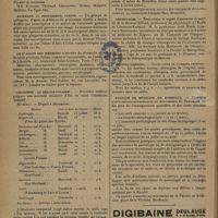 0062 - Page 54 - Informations. Assistance médicale en Indochine / Hommage au professeur Curtis / Le Xe salon des médecins / Croisière au cercle polaire / Nécrologie / Hôpital Laennec. Cours libre de clinique chirurgicale / Faculté de médecine de Bordeaux. Clinique d'oto-rhino-laryncologie du professeur G. Portmann