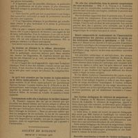 0074 - Page 66 - Société savantes. Académie de médecine. (Séance du 8 janvier 1929). Prophylaxie typhoïdique. Comment une des garnisons des plus typhoïdiques de France est devenu saine. M. Delorme / La douleur en clinique et le réflexe pharyngien. M. Caplesco / Ce qu'il faut entendre par les termes de typho-malaria ou de fièvre typho-palustre. M. Trabaud / L'avitaminose suffit-elle à expliquer le béribéri humain ? M. Trabaud / Société de biologie. (Séance du 22 décembre 1928). Toxine diphtérique et cortico-surrénale. MM. G. Mouriquand, A. Leulier et P. Sédallian / Action de la toxine tétanique sur la cortico-surrénale. MM. G. Mouriquand, A. Leulier et P. Sédallian / Du rôle des cristalloïdes dans le pouvoir anagotoxique des eaux minérales. MM. P.-L. Violle et A. Giberton / Essais comparatifs de renforcement de l'immunisation antigangréneuse des chevaux producteurs de sérum par des substances aspécifiques et spécifiques. MM. Weinberg et J. Barotte / Sur l'action cholagogue du chlorure de magnésium. MM. E. Chabrol et M. Maximin / Nouvelle contribution à l'étude de l'action cardiaque du chlorhydrate d'éphédrine naturelle sur le lapin. MM. L. Launoy et P. Nicolle
