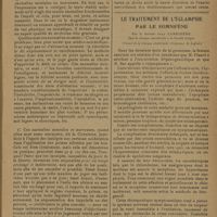 0087 - Page 79 - La circulaire Chaumié. Aliénation mentale et responsabilité ; par R. Benon / Le traitement de l'éclampsie par le somnifène ; par le Docteur Jean Larribère