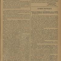 0091 - Page 83 - Jurisprudence et législation. La question du logement et de la patente dans les professions libérales [H. Ribadeau Dumas] / Livres nouveaux. Précis de technique du séro-diagnostic de la syphilis. Réactions d'hémolyse. Réactions de floculation ; par R. Demanche
