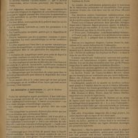 0137 - Page 133 - Revue des thèses. Des migraines menstruelles. Étude clinique, hypothèses pathogéniques, essai thérapeutique. [Travail du service du docteur Pasteur Vallery-Radot] ; par le Docteur Deslandres... / Les méningites à entérocoque ; par le Docteur Henri Diriart / Contribution à l'étude du traitement de la tuberculose pulmonaire par un composé séro-médicamenteux ; par le Docteur Marcel-André Hurez
