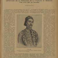 0203 - Page 201 - Le Congrès de médecine tropicale et d'hygiène du Caire. Centenaire de la fondation de la faculté de médecine ; par Clot Bey...