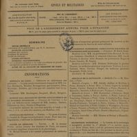 0219 - Page 217 - Sommaire / Informations. Hôpitaux de Paris. Concours de chirurgien des hôpitaux / Hospice Paul Brousse et centre anticancéreux de la banlieue parisienne / Hôpitaux de province. Dieppe / Écoles de médecine. Nantes / Guerre / Commission supérieure consultative d'hygiène et d'épidémiologie militaires / Médaille de la mutualité / Statistique municipale