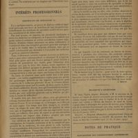 0251 - Page 249 - Analyses et indications bibliographiques. L'électrologie en 1928 ; par Louis Delherm et Jean Loubier. VIII. Bibliographie / Intérêts professionnels. Certificats de spécialité. [A. Herpin] / Décompte d'ancienneté / Notes de pratique. Albuminurie des cardiopathies artérielles