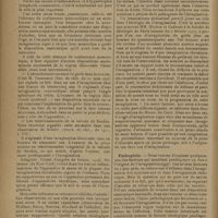 0260 - Page 258 - Revue générale. Travail du service de clinique chirurgicale de l'école de médecine de Dijon (Professeur : M. G. Leclerc). Invagination intestinale aigue de l'adulte de l'adolescent ; par M. G. Hubner... Influence des causes locales / Pathogénie