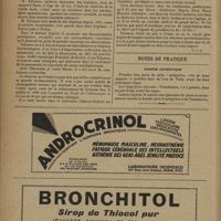 0282 - Page 280 - Pierre Bouloumié. [Nécrologie] / Charles Talamon. [Nécrologie] / Notes de pratique. Diabète arthritique