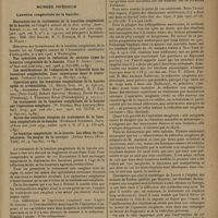0355 - Page 353 - Analyses et indications bibliographiques. Chirurgie Orthopédique ; par M. Lance... Membre supérieur. Poignet. Maladie de Koehler-Mouchet au niveau du semi-lunaire (V. Combier et J. Murard [Creusot]. Soc. nat. de chir.) / Un cas de maladie de Koehler au niveau du semi-lunaire (Paul Masini [Marseille]. Bull. et mém. de la Soc. des chir. de Paris) / L'atrophie osseuse de Sudeck. (G. Segre. Ann. ital. di chir.) / Ostéoporose traumatique des os carpiens. (Joseph Bachmann. Ann. surg.) / Membre inférieur. Luxation congénitale de la hanche. Discussion sur le traitement de la luxation congénitale de la hanche, au Congrès annuel de la Brit. orthop. Assoc..., in Journ. of bone and joint surg.) / Une opération pour la réduction de certains types de luxation congénitale de la hanche. (Paul P. Swett. Journ. of bone and joint surg.) / Les modifications de l'adaptation de la hanche dans les luxations congénitales. Leur importance dans le traitement. (Nathaniel Allison. Id.) / Opération pour les luxations congénitales de la hanche âgées et irréductibles. (A. Bruce Gill. Id) / Le traitement de la luxation congénitale de la hanche par l'opération sanglante. (W. Russel Mac Ansland. Surg., gyn. and obst.) / Revue des résultats éloignés du traitement de la luxation congénitale de la hanche. (Richmond Stephens. Journ. of bone and joint surg.) / La luxation congénitale de la hanche. Les effets de l'antétorsion. Un moyen de la corriger. (Arthur Krida [New-York]. Id.)