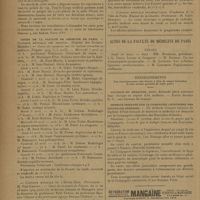 0388 - Page 386 - Informations. Soirée artistique des laboratoires Dausse / Cours de la faculté de médecine de Paris. Clinique médicale des enfants. Clinique médicale de l'Hôtel-Dieu. Clinique médicale propédeutique / Actes de la faculté de médecine de Paris. Thèses / Renseignements