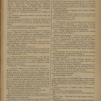 0405 - Page 403 - Informations. Cours de la faculté de médecine de Paris. Chaire d'hydrologie et de climatologie thérapeutiques. Cours de pathologie chirurgicale. Clinique médicale de l'hôtel-Dieu. Clinique d'accouchements et de gynécologie Tarnier. Enseignement de l'anatomie médico-chirurgicale et de la technique opératoire / Hôpital Lariboisière. Consultation Civiale / Six leçons sur le traitement des tuberculoses ostéo-articulaires et ganglionnaires