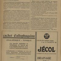 0426 - Page 424 - Sociétés savantes. Société de biologie. (Séance du 2 mars 1929). Recherches sur la formation de l'ammoniaque dans le rein perfusé. MM. H. Bénard et L. Justin-Besançon / Sur les relations entre le bacille de la peste et le bacille de la pseudo-tuberculose des rongeurs. MM. A. Boquet et Ed. Durardin-Beaumetz / Contribution à l'étude des éléments filtrables du virus tuberculeux. M. A. Saenz / Variations des chronaxies musculaires avec l'état de tension du muscle dans la contracture hémiplégique. MM. G. Marinesco, O. Sager et A. Kreindler / Existe-t-il dans le plasma diabétique une substance modifiant l'absorption globulaire du glucose. MM. F. Rathery, R. Kourilsky et Mlle S. Gibert / L'absortion de glucose par les hématies provenant de chiens diabétiques. MM. Rathery, R. Kourilsky / Sur le sucre virtuel du sérum de cheval. MM. Brocq-Rousseu, Gruzewska et G. Roussel