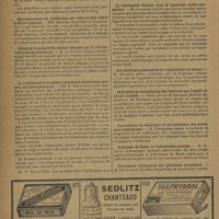 0428 - Page 426 - Sociétés savantes. Société de biologie. (Séance du 2 mars 1929). Sur le sucre virtuel du sérum de cheval. MM. Brocq-Rousseu, Gruzewska et G. Roussel / Nouveaux essais de vaccination par voie buccale contre la fièvre typhoïde. MM. Kandiba. Solovieff et Triodine / Calcul de la quantité de chaleur dégagée par la d'Arsonvalisation diathermique. M. A. Strohl / De l'utilisation de la spléno-contraction adrénalique pour les opérations spléniques. MM. P. Emile-Weil et R. Grégoire / Société de médecine de Paris. (Séance du 8 février 1929). La vaccination buccale dans le syndrome entéro-urogénital. M. Colanéri / Les réactions pulmonaires de l'appendicite chronique. M. Mélamet / Activation de consolidation des fractures par l'emploi de l'huile irradiée / Contribution au diagnostic et au traitement des névralgies rachidiennes. M. Filderman / Erythème de Bazin et tuberculides cutanés. M. et. David / Traitement chirurgical des pleurésies purulentes. M. Petit de la Villéon