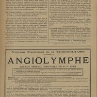 0436 - Page 434 - Livres nouveaux. La vaccinothérapie en médecine et en chirurgie, publiée sous la direction scientifique de M. Maurice Loeper... [L.-M. Pierra] / Les paradis artificiels, par le Docteur Louis Lewin...