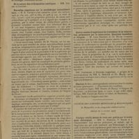 0469 - Page 467 - Sociétés savantes. Académie de médecine. (Séance du 19 mars 1929) / Nouvelles remarques sur la sérothérapie anticolibacillaire. M. H. Vincent / Quatre années d'expérience du traitement de la tuberculose pulmonaire par la sanocrysine. Résultats immédiats et éloignés. M. Léon Bernard et Ch. Mayer / Election / Société des sciences médicales et biologiques de Montpellier et du Languedoc méditerranéen. (Séance du 11 janvier 1929). Talalgie rebelle datant de trois ans, guérie par le traitement chirurgical. MM. L. Rimbaud, V. Riche et J. Chardonneau