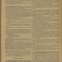 0521 - Page 519 - Analyses et indications bibliographiques. La radiologie en 1928 ; par Louis Delherm... et P. Thoyer-Rozat... Os, crâne, articulations. Le radiodiagnostic des tumeurs de l'encéphale. (A. Béclère. Journ. de radiol.) / La ventriculographie. (P. Cossa. Th. de Paris) / Poumons-coeur. Les différentes techniques d'exploration de l'arbre bronchique à l'aide d'injections de lipiodol : leurs indications. (P. Aimé et Lahaussois Bull. et mém. de la Soc. de radiol.) / La sclérose nodulaire du poumon et ses images radiologiques. (Nicaud, Bull. de la Soc. de méd. des dispensaires de l'O. P. H. S.) / Le dépistage de la tuberculose pulmonaire au début par l'examen radiologique systématique. (Delherm, P. Thoyer-Rozat et Lanel. Le monde méd.)