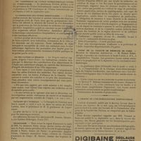 0536 - Page 534 - Informations. Réunion médicale de Toulouse / VIIe conférence de l'union internationale contre la tuberculose / La protection des titres hospitaliers / Le fisc contre le médecin / Banquet de l'internat / Nécrologie / Inspecteur d'hygiène / Cours de la faculté de médecine de Paris. Hygiène de la médecine préventive / Cours libre sur les maladies des glandes endocrines / A propos de l'encéphalopathie postvaccinale