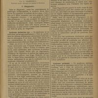 0707 - Page 705 - Revue générale. Indications thérapeutiques dans les syndromes abdominaux aigus ; par G. Jeanneney... II. Diagnostic