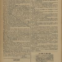 0748 - Page 746 - Intérêts professionnels. « Syndicat des médecins de la Seine et des communes limitrophes ». Ce que contient et ce que ne contient pas le règlement d'administration publique de la loi des assurances sociales. [P. Hartenberg] / Congrès. Réunion médicale de Toulouse (8 juin 1929) / IVes journées thermales du centre